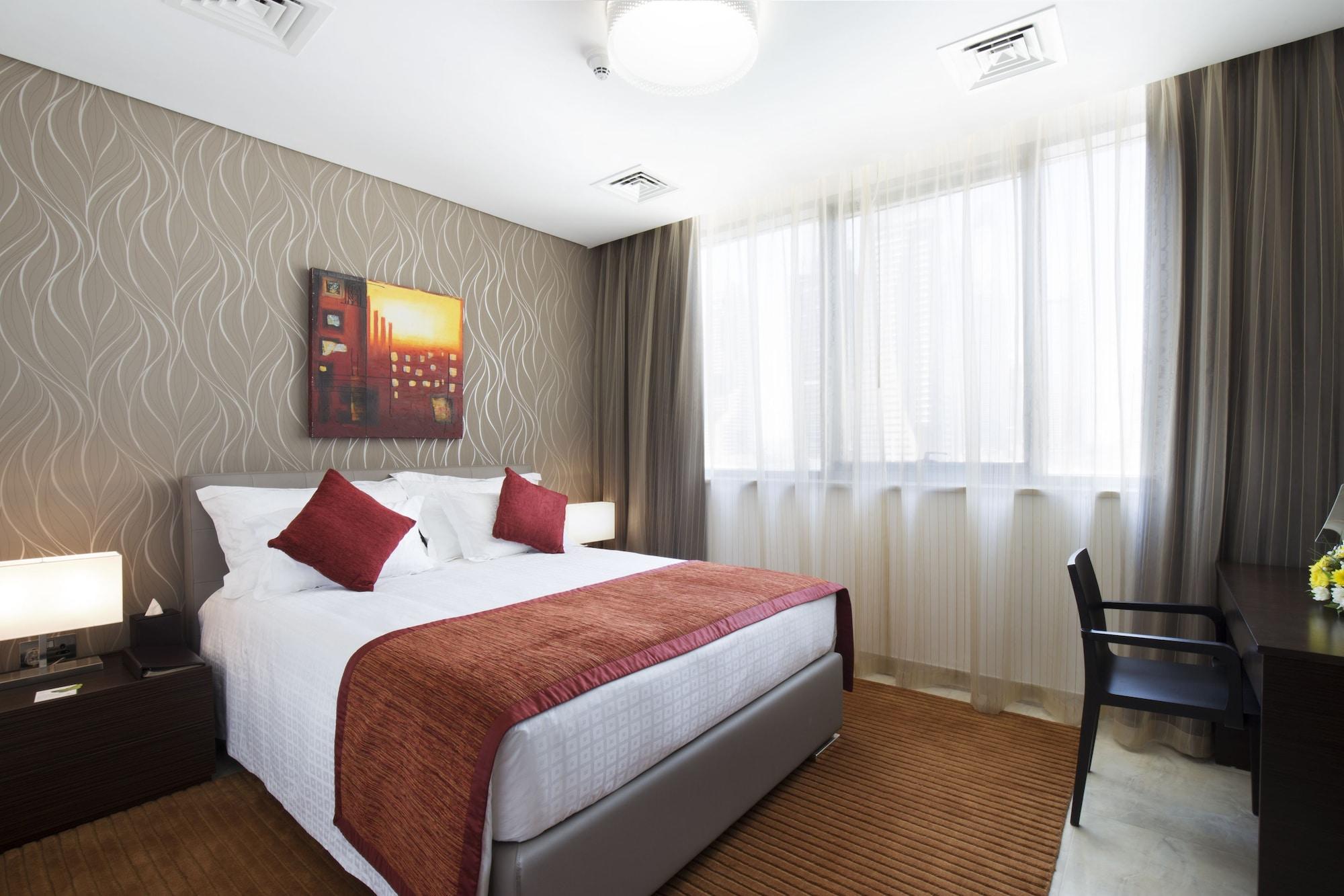 La Verda Suites And Villas Dubai Marina ภายนอก รูปภาพ A bedroom at the hotel